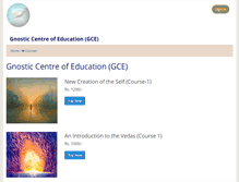 Tablet Screenshot of integralstudiescentre.com